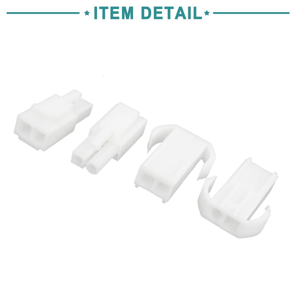 ACROPIX Seria EL-2P 2-drożne złącze wielobiegunowe męskie żeńskie białe 30 szt.