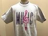 Vintage 90's Music Note Grey T Shirt Size L