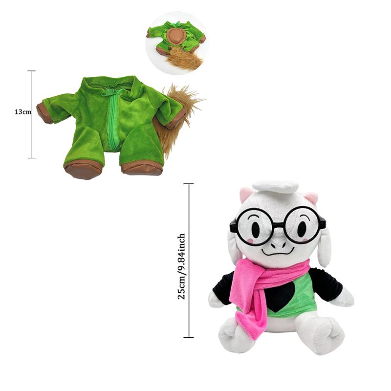 Non-Toxic Treasuringu New Deltarune Plush Toys Kawaii Ralsei Plush Stuffed Toys Tenna Doll Changeable Plushie Clothes Birthday Gifts