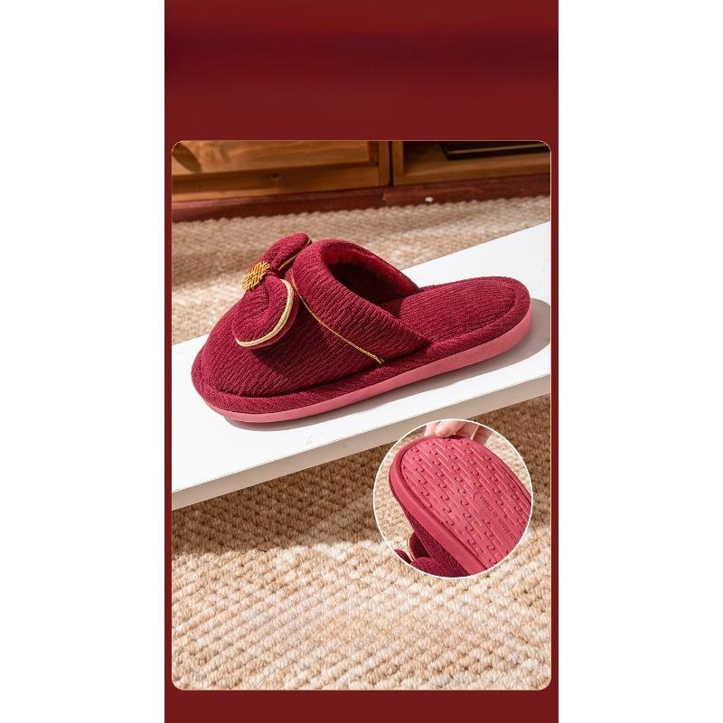 Wedding Shoes, High-end Couple, Indoor Cotton Slippers