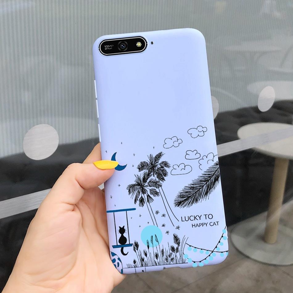 For Huawei Y6 2018 Case Lovely Printing Soft Silicone Phone Cases For Huawei Y 6 Y6 (2018) ATU-L22 Back Cover 5.7 Inch Funda
