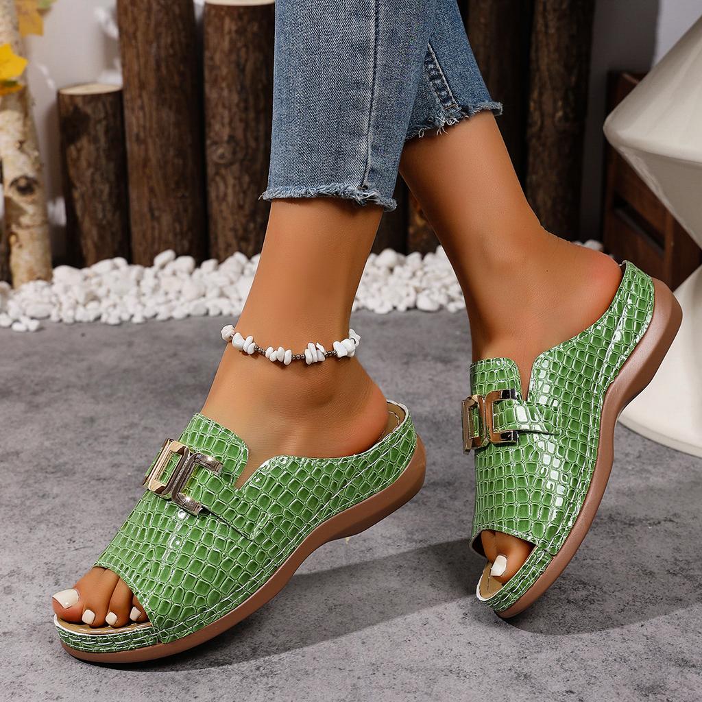 Mode Été 2025 Nouvelles Pantoufles pour Femmes Sandales Plates Décontractées Tendance 2025 Chaussures Slingback Femme Plateforme Compensée Sport Pantoufles Slides Femmes
