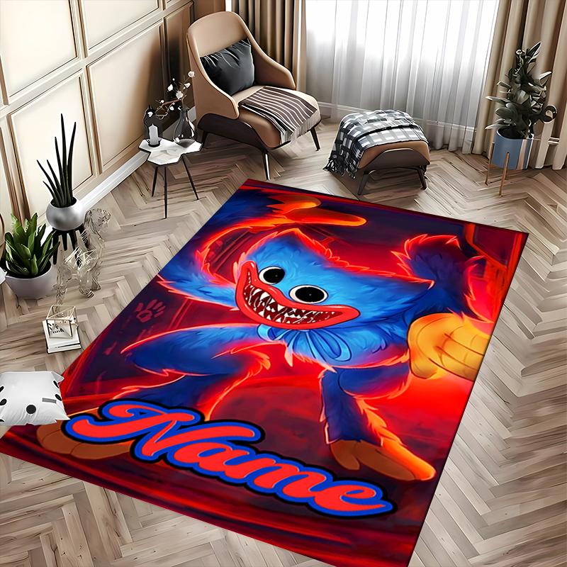 Custom personalization Poppy Playtime Area Rug - Perfect For Kitchen, Bathroom,Laundry Room Decor Large Size Available,Gift All Seasons