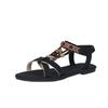 National flat-soled sandals women's summer new elastic fish mouth sandals