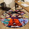 DRAGON BALL Desenli Yuvarlak Halı, İç/Dış Mekan Paspası, Piknik, Oyun Odası, Yatak Odası, Ofis, Oturma Odası, Ev Dekorasyonu Halısı, Doğum Günü Hediyesi