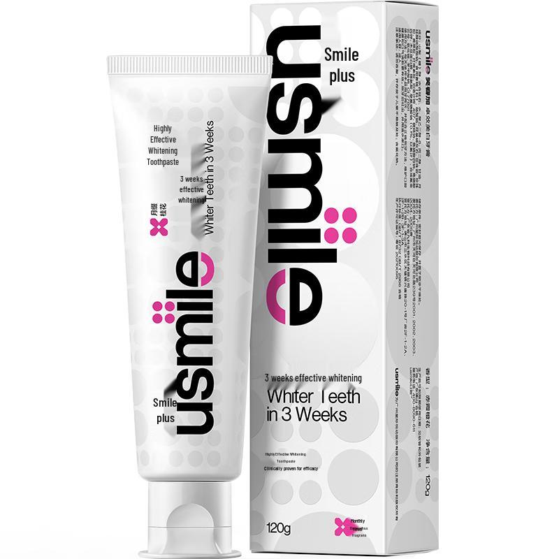 usmile Effective Whitening Toothpaste, Osmanthus, 120g
