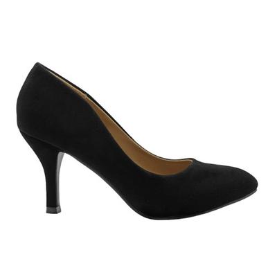 Damen Wildleder Pumps mit spitzer Zehenpartie und mittelhohem Absatz