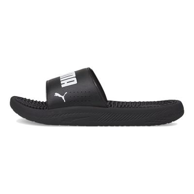 Softride Slide Massage Sports Slippers Men Footwear Black 383062-01