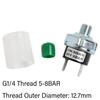 Pressure Control Switch Pneumatic Pressure Control Automatic On Off Feature G1 4 G1 8 Threaded Lifespan 100,000 Cycles