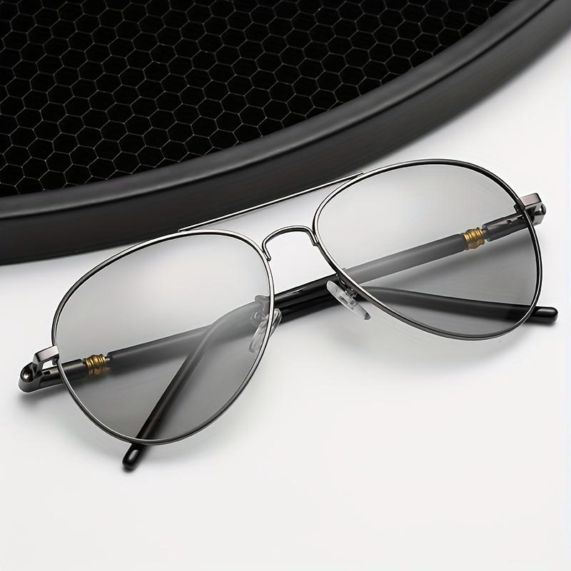 

Модные поляризационные солнцезащитные очки, меняющие цвет, очки с двойной перекладиной, для вождения, ретро, для полетов, для езды на велосипеде, поляризационные солнцезащитные очки