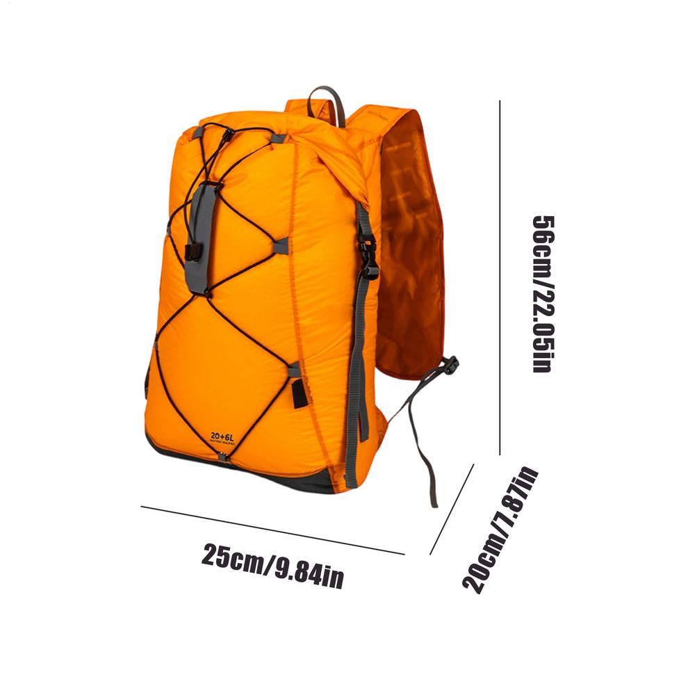 Туристический рюкзак 26 л Водонепроницаемый Складной Легкий Альпинистская сумка Для мужчин Женщин Открытый Рыбалка Путешествия Спорт Бег Охота