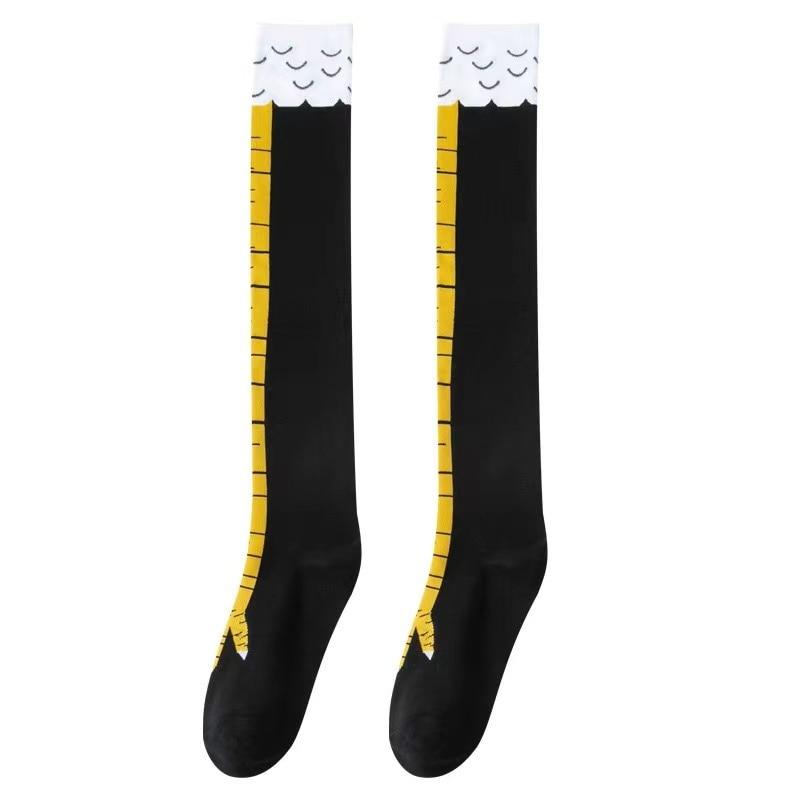 Non-Toxic Child-Safe Durable High-Quality Funny Cute Personality Thin Legs Strange Chicken Feet Long Tube Socks