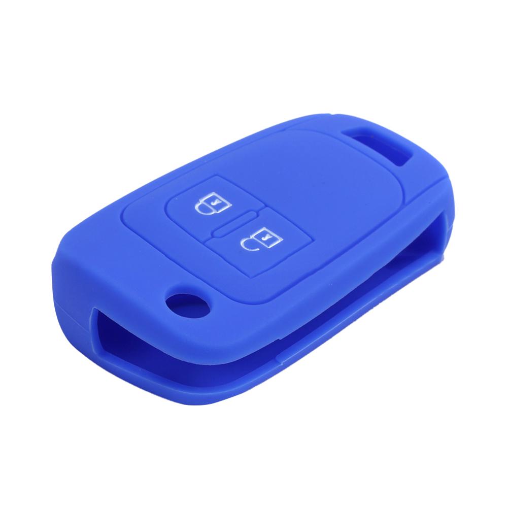 New 2 Button Silicone Car Remote Flip Key Fob Shell Protect Cover Case for Opel Car Ornament