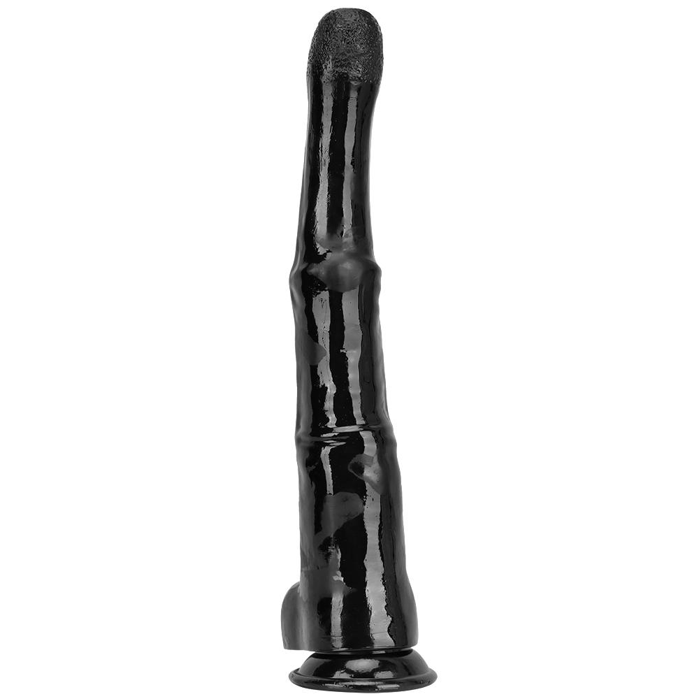 Black Dildo with Sucker Butt Plug Masturbator Fisting Sex Toy Big Dick Strap On Cock Realistic Penis PVC Femdom Slave Gay