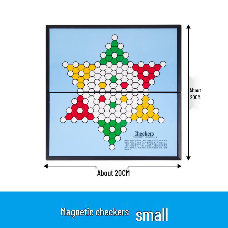 Magnetic Travel Games Set: Ludo, Gomoku, Land Battle Chess, Animal Chess, Checkers, Chinese Chess, International Chess, Military Chess