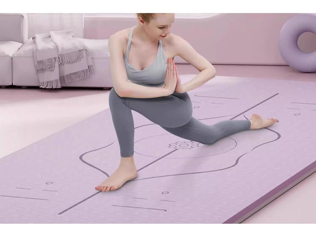 Non-slip Extra Thick Soundproof Yoga Mat for Beginners - Universal for Men & Women, Includes Jump Rope