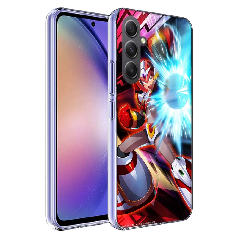 Game M-Megaman R-Rockman Phone Case for Samsung A17 A37 A57 A07 A16 A26 A36 A56 A06 A02S A12 A22 A32 A52S A04S A14 A24 A34 A54 A Samsung A04S
