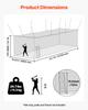 Baseball Batting Cage, 12700 X 3900 X 3080mm Freestanding Portable Batting Cage, Hitting Cages with 30-Ply Knotted HDPE & Carabiner Hooks, Battings