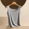 Women's Seamless Knitted Modal Camisole Tank Top - Plus Size Sleeveless Sport Base Layer