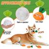 Pet Dog Chew Teeth Cleaning Pet Toys Carrot chicken leg shape Plush Toys Supplies Dog Squeaky Toys Pets Training Accessories