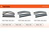 BYD Song Car Rain & Sun Visors - Injection Molded Window Shields for Exterior Modification