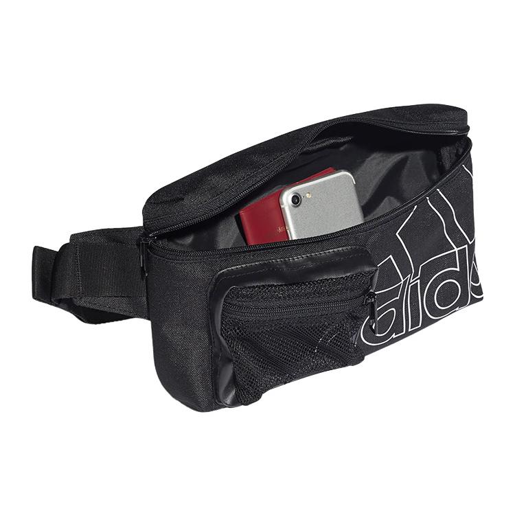 New Adidas Polyester Shoulder Bag, Crossbody Bag, Sling Bag, Fanny Pack Regular Unisex Black HC4770
