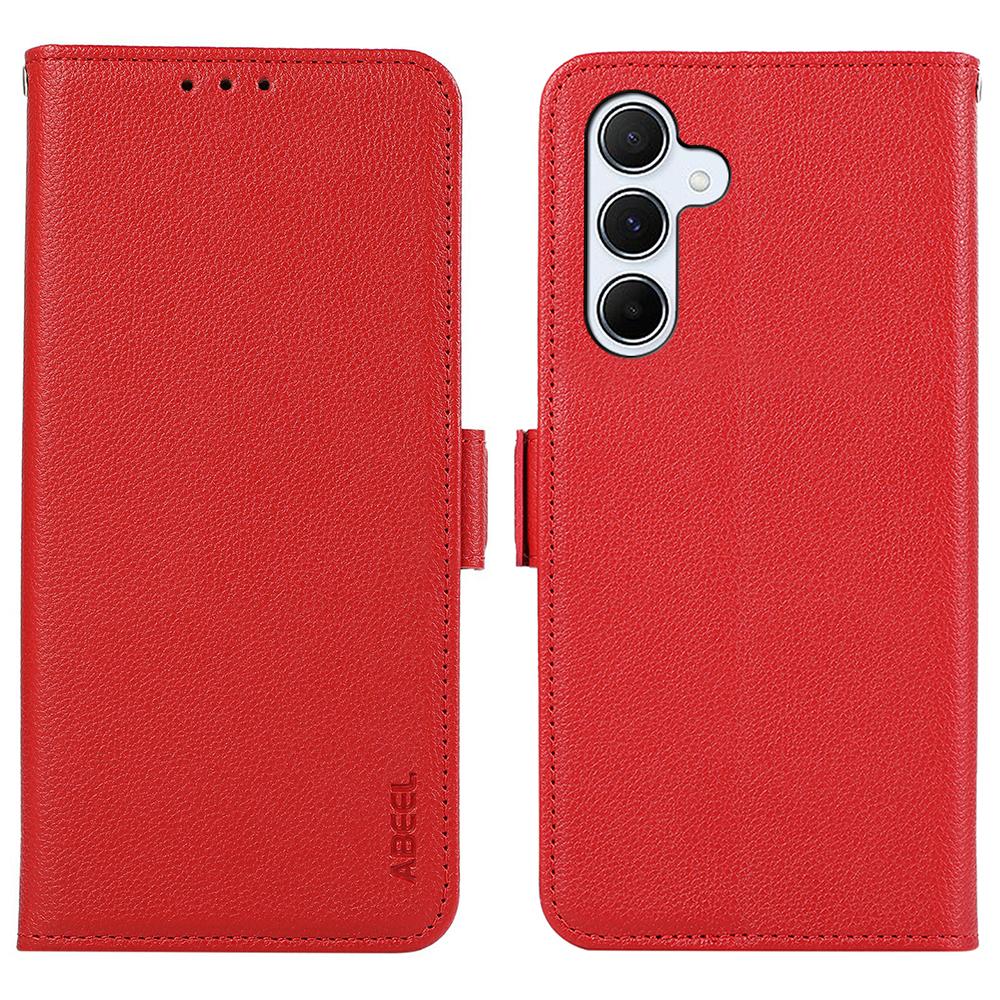 For Samsung Galaxy A36 5G Case Litchi Texture Leather RFID Blocking Phone Cover