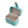 PU Leather Travel Jewelry Storage Case Ring Display Box Jewelry Organizer Earring Holder