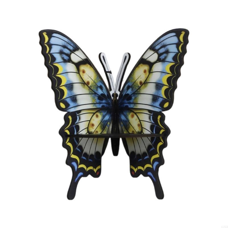 62KD Artistic Butterfly Crystal Shelf for Collectibles and Jewelry Display