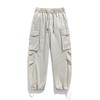 Cotton Tooling Men's New Loose Straight Multi-pocket Pants Wide-leg Casual Outdoor Pants