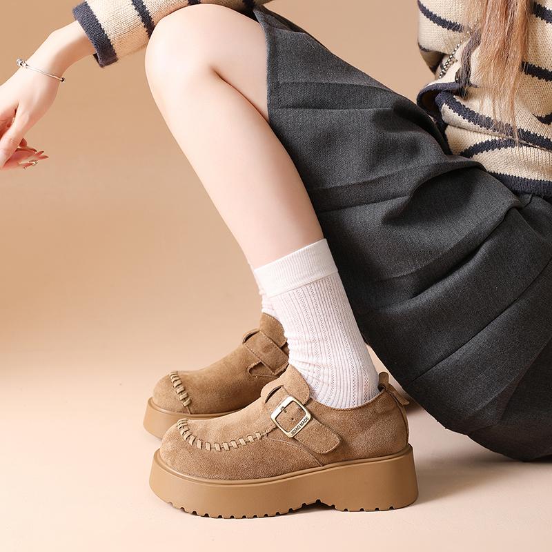 Fashion Women's Loafers Retro Casual Flat Shoes for Women Comfortable Breathable Full-Coverage Trend Women's Shoes Zapatos Mujer
