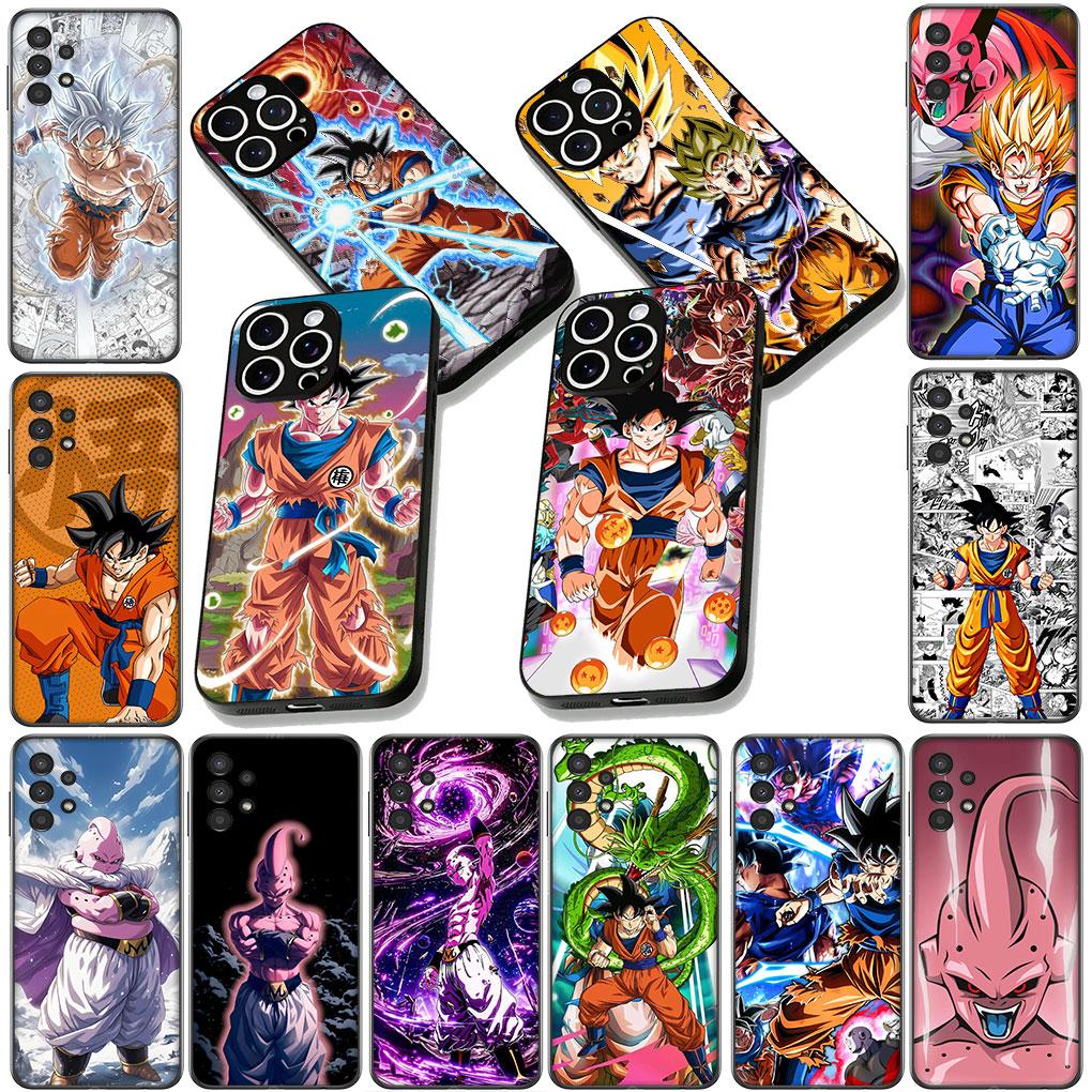 Cover for Samsung Galaxy S25 S24 S23 FE Plus Ultra S7 Edge A16 A15 5G s25+ Phone Case Super Majin Buu Dragon Son Gokus Ball