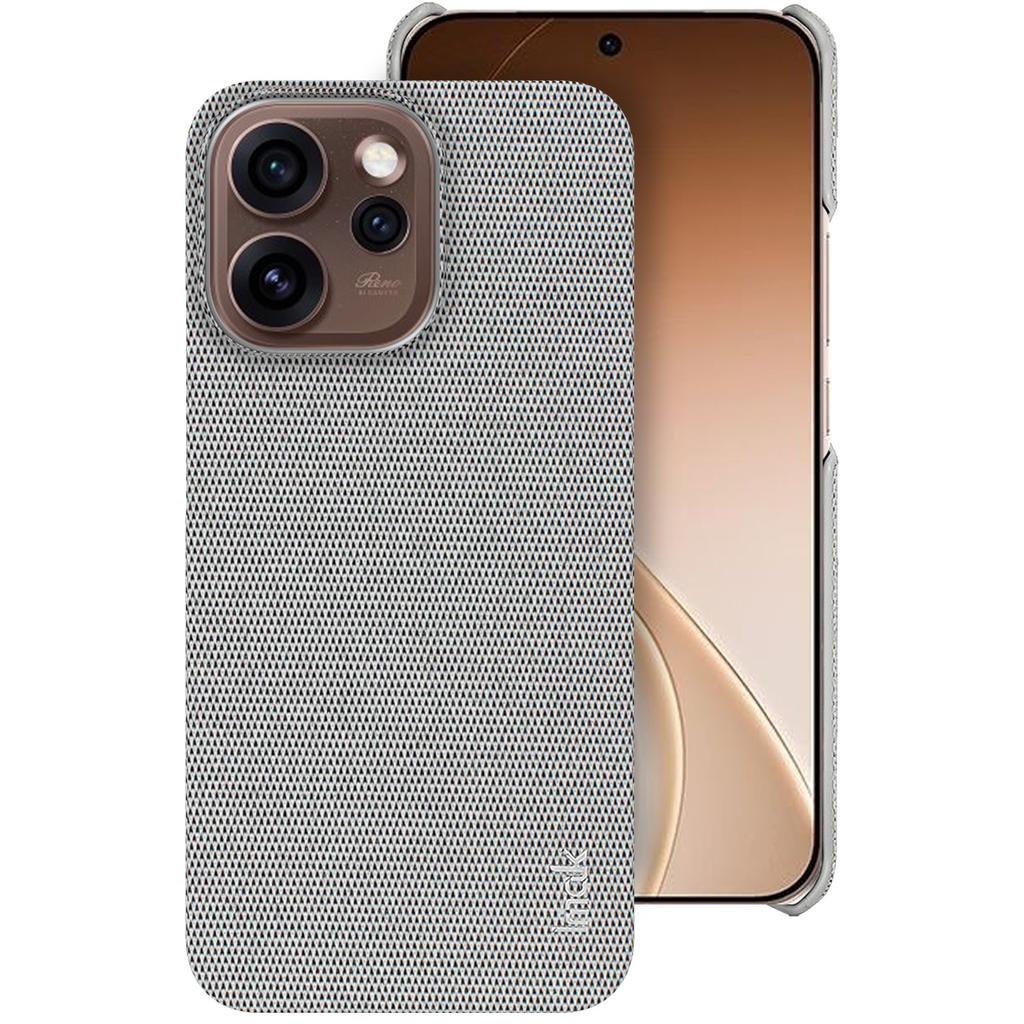 IMAK Ruiyi Serie für Oppo Reno15 Pro Max 5G (Global)/Reno15 Pro 5G (China) Hülle Stofftextur Leder + PC Handy-Rückseite