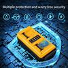 Battery Adapter Charging Solution Double Port Power Charging Base for Various Devices Waterproof Cable Small Design