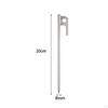 Tent Stakes Garden Stainless Steel Ground Anchors Heavy Duty Portable Tarp