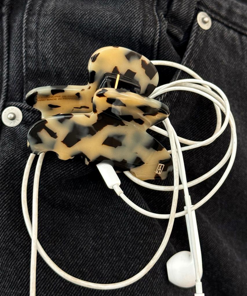 Alexandredeparis Garnier Hair Clip Tortoise 7