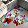 Sesame Street4 Flannel Kitchen Mat Christmas Soft Area Rug Non Slip Floor Carpet Home Decoration