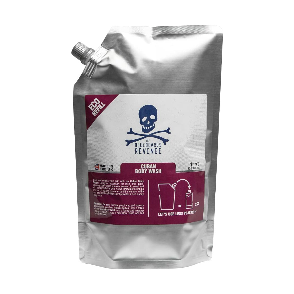 

Кубинский многоразовый гель для душа The Bluebeards Revenge (1000 мл)