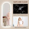 120 x 40cm Arch Mirror, with LED Lights