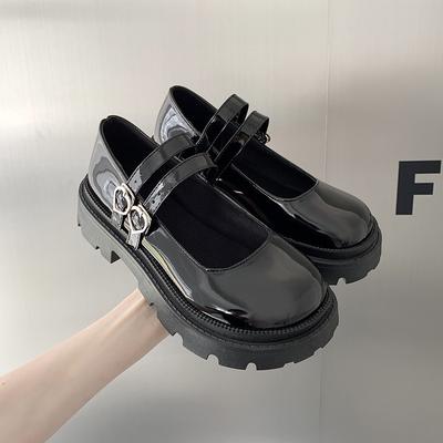 Queen Fan 2025 Platform Love Buckle Mary Jane Shoes New Women's Shoes Retro Student Jk Small Leather Shoes Single Shoes