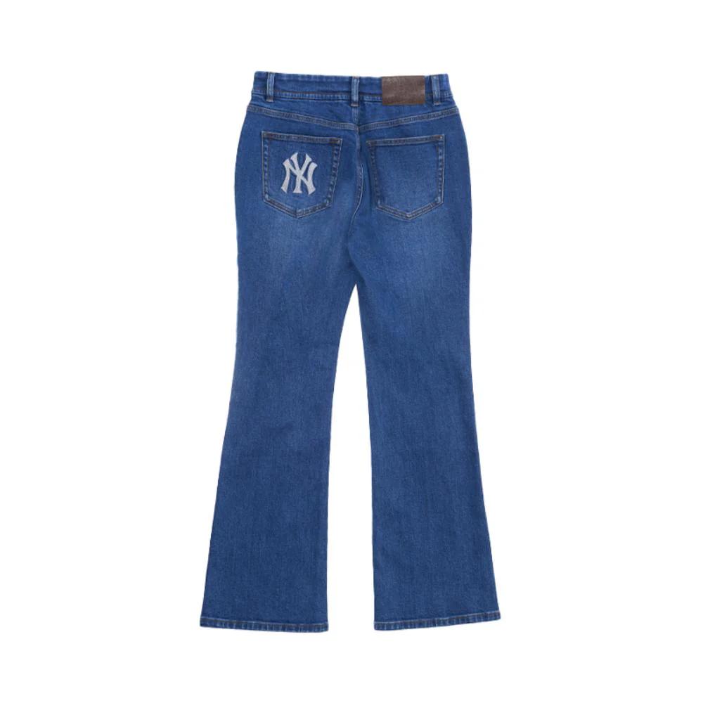New MLB Basic Small Jeans Women's Indigo 3FDPB0344-50INS