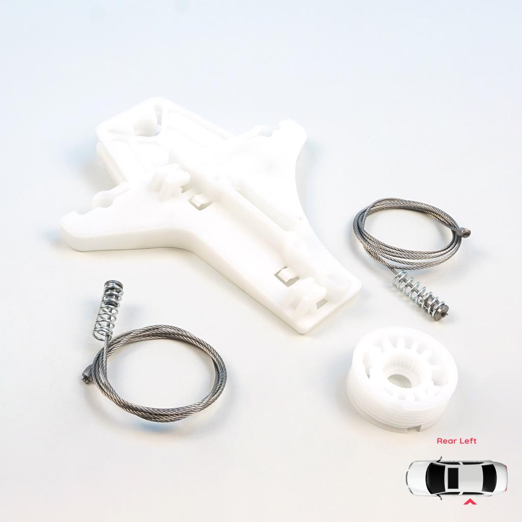BWR1083 Window Regulator Repair Kit Rear Left for VW Tiguan MK1 5N 2007-2018 5-Door SUV 5N0839461