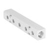 Pneumatic Manifold Air Distribution Block Connector Splitter G12 Input G14 Output