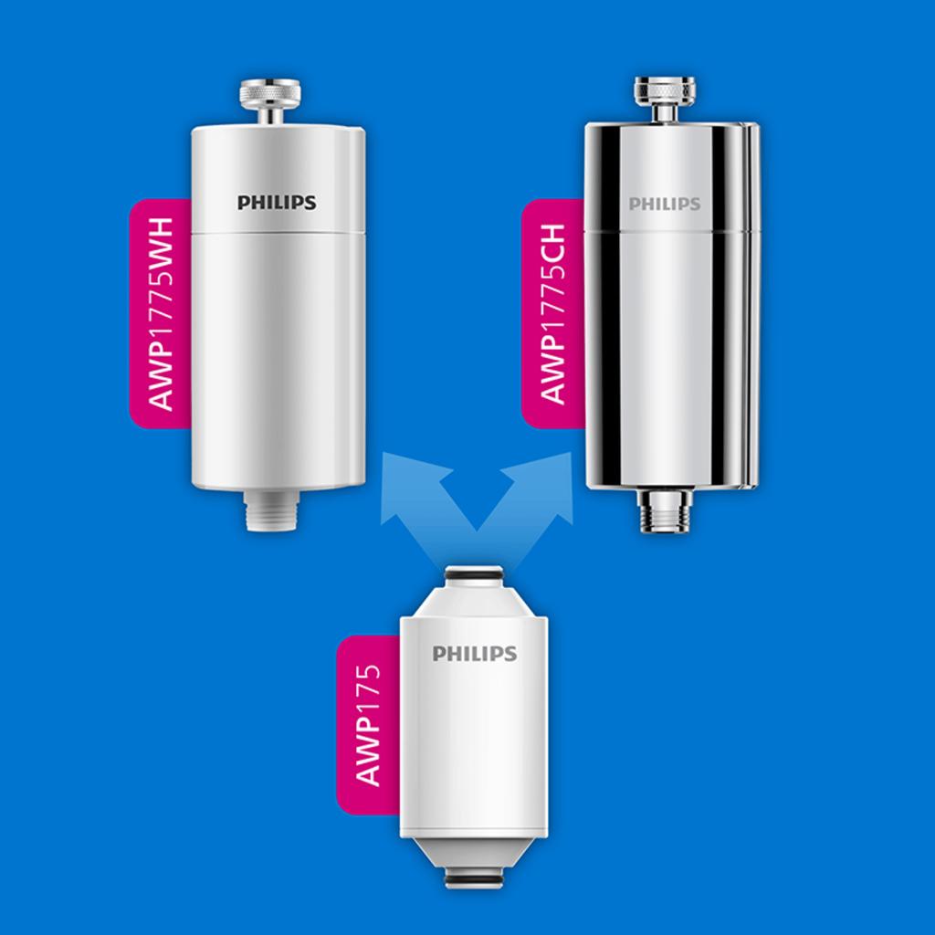 Philips Awp175. Replaceable Cartridge for Shower Filter.