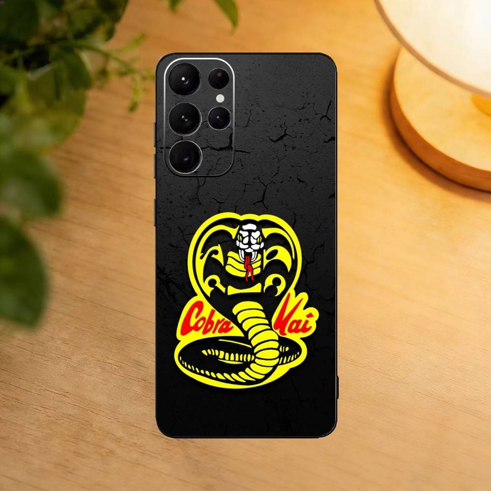 C-Cobra Kai Snake Phone Case For Samsung S25,S24,S21,S22,S23,S30,Ultra,S20,Plus,Fe,Lite Black Shell
