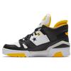 ERX 260 Leather Sporty Comfort Shock-absorbing Wrap Support Mid-top Vintage Basketball Shoes Unisex Yellow