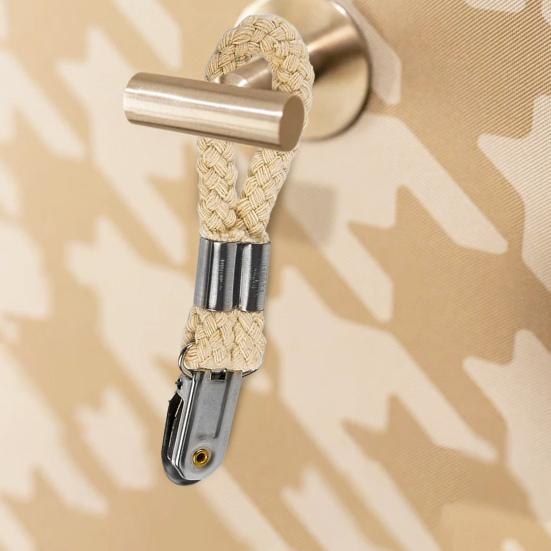 Towel Clip Practical Thick Braided Cotton Rope Hanging Clip Heavy Duty Cloth Hanger Towel Clamp for Kitchen