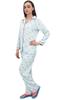 Bimba Sky Blue Gift Ribbon Print Women Shirt With Pajama Pants 2 Pcs Nightwear -
