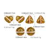Geometric Simplicity Luxury Maillard Glazed Leopard Print Earrings For Women
