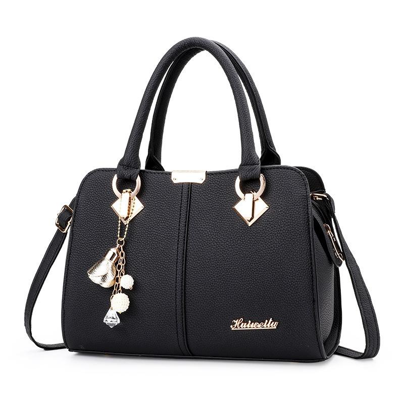 Handbag Bag New Trendy Shoulder Messenger Bag Fashionable and Versatile Middle-aged Women's Large-capacity Mother Bag Women's Bag
